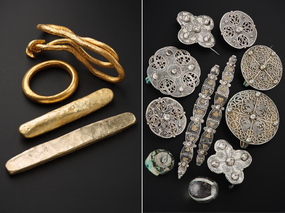Khai quật được hàng loạt trang sức bạc được chôn giấu hơn 900 năm