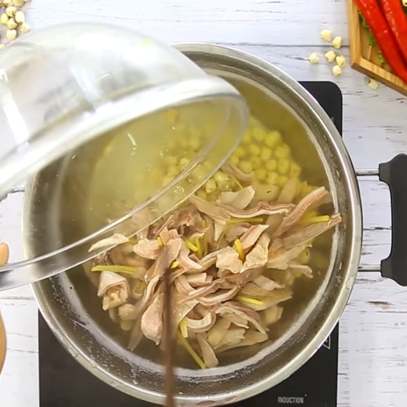 Cách nấu món dạ dày hầm hạt sen